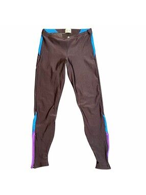 Pearl Izumi Cycling Tights Large Black Blue Purple Technical Wear USA